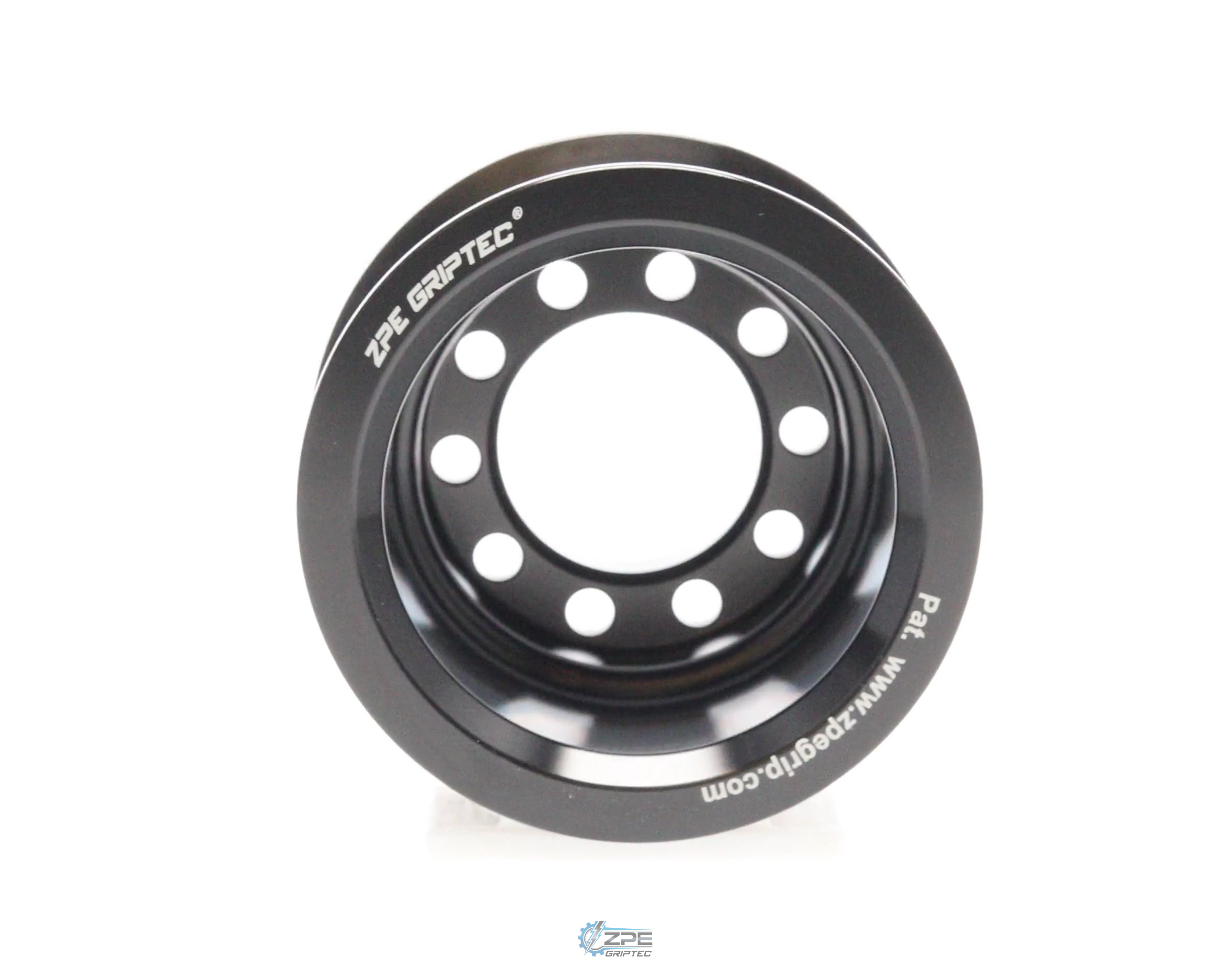 2.55" 8 Rib ZPE GripTec® 2pc MKII LT4 L2V Black Pulley Only